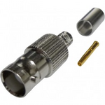 BNC female crimp connector για RG58