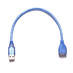 USB 2.0 Καλώδιο mini USB-A male - USB-A female Μαύρο