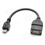 Micro USB to USB Female OTG Data καλώδιο με μήκος 12 cm.