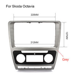 Οriginal πρόσοψη για τοποθέτηση OEM Navigation system σε SKODA OCTAVIA 2 Facelift με climatronic.