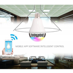 Έξυπνη λάμπα LED E27 με ηχείο και σύνδεση bluetooth που αλλάζει χρώματα και παίζει μουσική (με App για Android & iOS !)