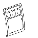 Οriginal πρόσοψη για τοποθέτηση OEM Navigation system σε VW Touran 2003-2008 με climatronic