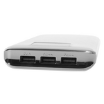 Power bank 5V/30000mAh με 3 θύρες USB και LCD οθόνη - Λευκό