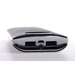 Power bank 5V/20000mAh με 2 θύρες USB, φακό και LCD οθόνη - Μαύρο