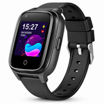 ΚΤ17S 4G smartwatch με πλήκτρο SOS για άμεση βοήθεια Ηλικιωμένων απο απόσταση (Μαύρο-γκρι χρώμα)