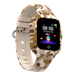 Wonlex KT22s Android 4G παιδικό smartwatch με κάμερα - βιντεοκλήση- GPS - σύνδεση σε WiFi -Brown camo