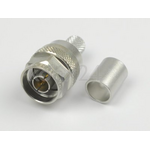 N plug, straight, crimp; 50 Ohm LMR400