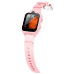 Wonlex KT18 Android 8.1 4G παιδικό smartwatch με 2 κάμερες / GPS/ SOS/ βιντεοκλήση- WiFi- Bluetooth (ροζ χρώμα)