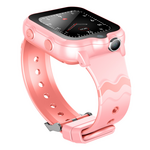 Wonlex KT18 Android 8.1 4G παιδικό smartwatch με 2 κάμερες / GPS/ SOS/ βιντεοκλήση- WiFi- Bluetooth (ροζ χρώμα)