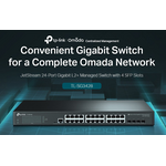 TP-LINK L2+ managed switch TL-SG3428, 24-Port Gigabit, 4x SFP, Ver. 2.0