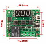 W1209 Ψηφιακός Ελεγκτής Θερμοκρασίας DC12V με Ρελέ & Αισθητήρα NTC
