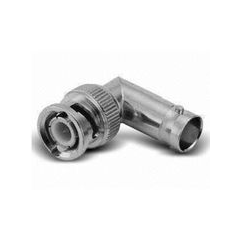 BNC male to BNC female right angle adapter