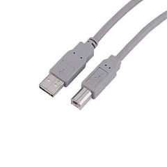 Kαλώδιo usb A σε usb B, σε γκρι χρώμα με μήκος 1.8M.