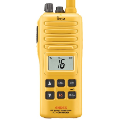 ICOM IC-GM1600Ε VHF Μarine φορητός πομποδέκτης GMDSS κατάλληλος για σωστικές λέμβους.