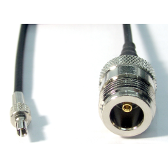 Fixed pigtail N type (F) σε CRC9 (M) με μήκος 200mm.