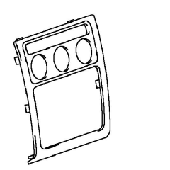 Οriginal πρόσοψη για τοποθέτηση OEM Navigation system σε VW Touran 2003-2008 με climatronic