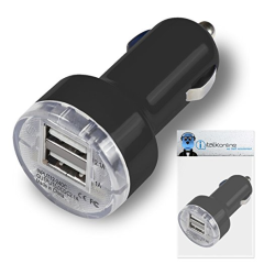 Universal φορτιστής αυτ/του- 2 USB Ports 2.1A + 1A για Android & Apple συσκευές