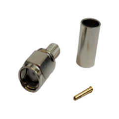 RP SMA male crimp connector για RG58