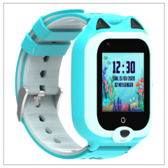 Wonlex KT22 Android 4G παιδικό smartwatch με θερμόμετρο, κάμερα, βιντεοκλήση, GPS,σύνδεση σε WiFi -τυρκουαζ χρώμα