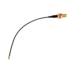 SMA female bulkhead (with O-ring) + 1.32mm coaxial cable + U.FL (IPEX) plug μήκος καλωδίου 40cm