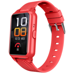 S10 smartwatch 4G με πλήκτρο sos- GPS- μέτρηση θερμοκρασίας, καρδιακού παλμού και πίεσης, αισθητήρα πτώσης (κόκκινο χρώμα)