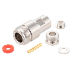N-Female clamp type connector για RG58/U