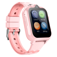 Wonlex KT18 Android 8.1 4G παιδικό smartwatch με 2 κάμερες / GPS/ SOS/ βιντεοκλήση- WiFi- Bluetooth (ροζ χρώμα)