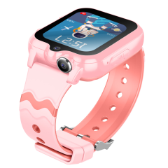 Wonlex KT18 Android 8.1 4G παιδικό smartwatch με 2 κάμερες / GPS/ SOS/ βιντεοκλήση- WiFi- Bluetooth (ροζ χρώμα)