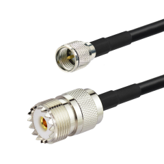 Pigtail UHF mini to SO239 Female