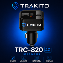 TRAKITO™ TRC-820 4G GPS Tracker με ενσωματωμένη SIM κάρτα