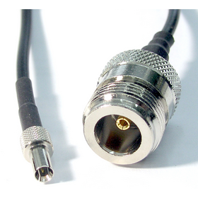 N type female to TS9 male Jumper RG174 cable, 200mm