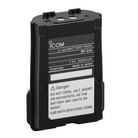 BP-245H 7.4V 2000mAh Li-Ion Γνήσια μπαταρία για πομποδέκτες ICOM