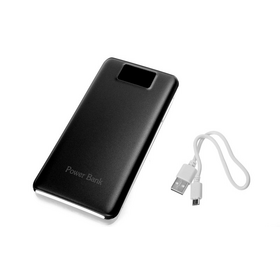 Power bank 5V/30000mAh με 3 θύρες USB και LCD οθόνη - Μαύρο
