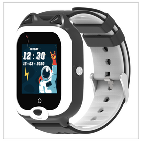 WONLEX KT22 παιδικό smartwatch 4G με κάμερα - βιντεοκλήση- GPS - σύνδεση σε WiFi - αδιάβροχο (μαύρο χρώμα)