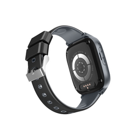 ΚΤ17S 4G smartwatch με πλήκτρο SOS για άμεση βοήθεια Ηλικιωμένων απο απόσταση (Μαύρο-γκρι χρώμα)