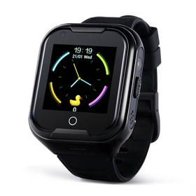KT11 Android 4G παιδικό smartwatch με κάμερα - φακο- βιντεοκλήση- GPS - σύνδεση σε WiFi - αδιάβροχο IP67 -μαυρο χρώμα