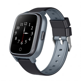 ΚΤ17S 4G smartwatch με πλήκτρο SOS για άμεση βοήθεια Ηλικιωμένων απο απόσταση (Μαύρο-γκρι χρώμα)