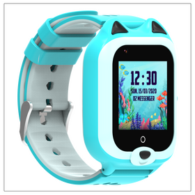 Wonlex KT22 Android 4G παιδικό smartwatch με θερμόμετρο, κάμερα, βιντεοκλήση, GPS,σύνδεση σε WiFi -τυρκουαζ χρώμα