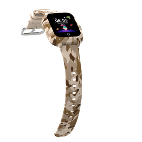 Wonlex KT22s Android 4G παιδικό smartwatch με κάμερα - βιντεοκλήση- GPS - σύνδεση σε WiFi -Brown camo