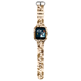 Wonlex KT22s Android 4G παιδικό smartwatch με κάμερα - βιντεοκλήση- GPS - σύνδεση σε WiFi -Brown camo