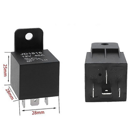 JD1915 Relay 4Pin 12V 40A Automotive Security Power Plug Relay