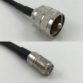 Pigtail PL259 male to Mini UHF female