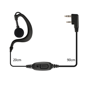 RE-3120 C-type Earhook Earpiece συμβατό με WOUXUN- KENWOOD, TYT, Baofeng