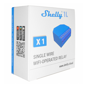 Shelly 1L Smart Mini Ρελέ , Λειτουργία χωρίς Ουδέτερο & Υποστήριξη Ale-Retour Χωρίς Αλλαγή Καλωδίων