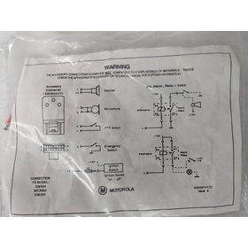 Motorola GKN6271A ignition sense cable