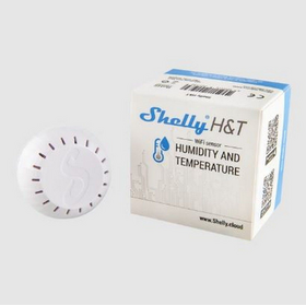 Shelly H&T Αισθητήρας Θερμοκρασίας & Υγρασίας Smart Wi-Fi (λευκό χρώμα)
