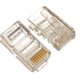 Βύσμα RJ-45 male Cat5e 50τμχ Διάφανο