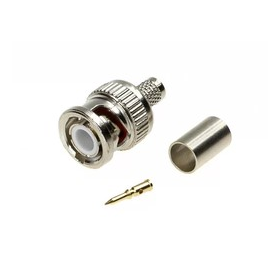 BNC αρσενικό crimp connector για καλώδιο LMR240