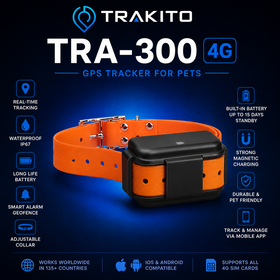 TRAKITO™ TRA-300 GPS Tracker με ενσωματωμένη SIM & 1 μήνα ΔΩΡΕΑΝ συνδρομή