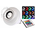 Έξυπνη λάμπα LED E27 με ηχείο και σύνδεση bluetooth που αλλάζει χρώματα και παίζει μουσική.